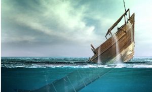 Kapal Patroli Kemenhub Amankan Kapal Kayu Terbalik di Selat Singapura