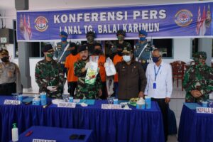 Tim F1QR Lanal TBK Gagalkan Penyelundupan Narkoba Seberat 2 Kilogram