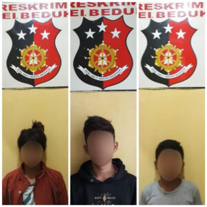 Unit Reskrim Polsek Sei Beduk Ringkus Tiga Anak Dibawah Umur Pelaku Curanmor