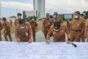 ASN Pemko Batam Tandatangani Pernyataan Netralitas Pilkada