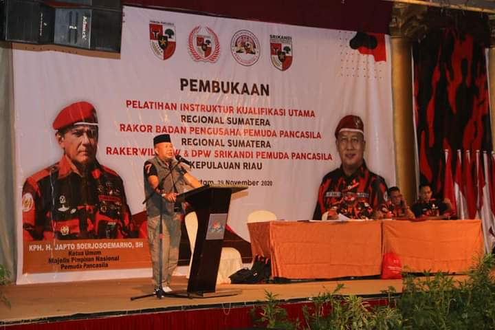 Pjs Wako Batam Ajak Pemuda Pancasila Bangun Daerah