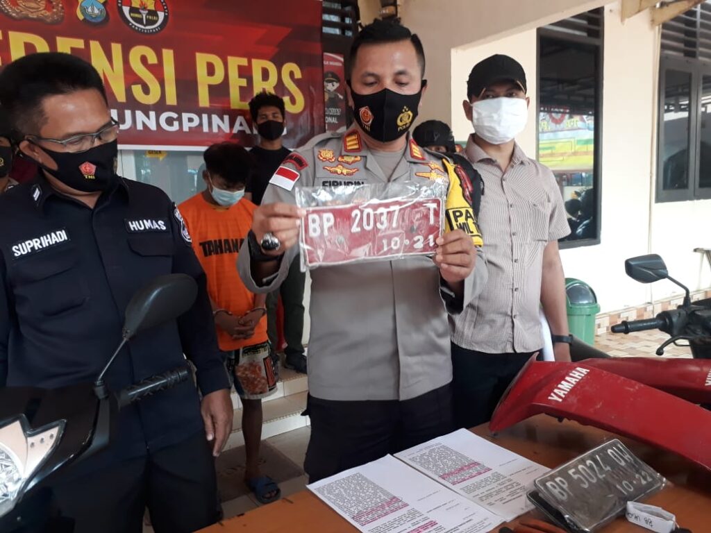 Curi Motor, Remaja Putus Sekolah Ditangkap Polsek Tanjungpinang Timur