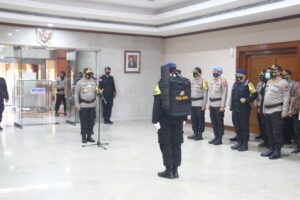 100 Personel Satbrimob Polda Kepri BKO Polda Metro Jaya Kembali Pulang