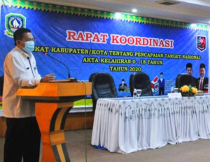 Dinas PMD Dukcapil Kepri Gelar Rakor Pencapaian Target Akta Kelahiran Kabupaten/Kota