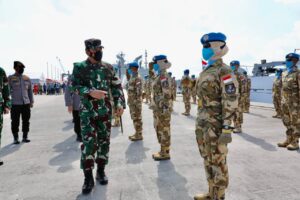 Panglima TNI : Keberangkatan Satgas MTF ke Lebanon, Bukti Kesiapan Operasional TNI Angkatan Laut yang Tinggi