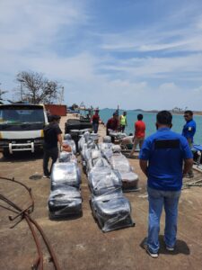 Hendak Dibawa ke Indragiri Hilir, Ditpolairud Polda Kepri Gagalkan Penyelundupan Onderdil Mobil Bekas