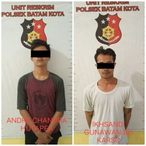 Mencuri Saat Korban Mandi, Polisi Berhasil Tangkap Dua Pelaku di Kosan Legenda Malaka