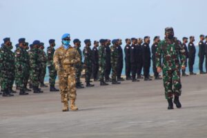 Dari Batam, Panglima TNI Lepas Keberangkatan Satgas Maritim TNI Konga XXVIII-M ke Lebanon
