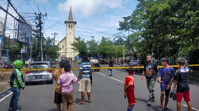 Kasus Bom Gereja Katedral Makassar, 53 Teroris Jadi Tersangka