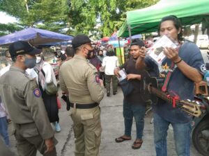 Perketat Protkes di Batam, Tim Terpadu Datangi Sejumlah Lokasi Bazar Ramadhan