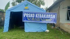 Lurah Tanjungsengkuang Dirikan Posko Bencana