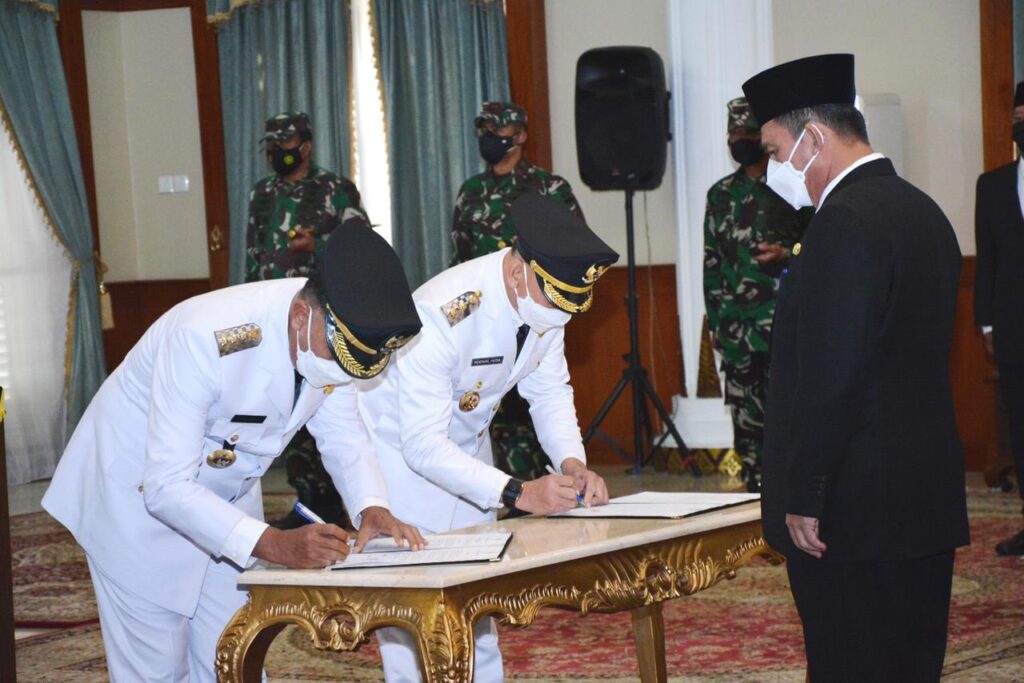 Lantik Bupati dan Wakil Bupati Natuna, ini Pesan Gubernur Kepri