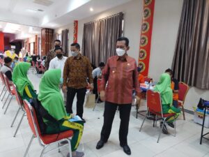 4.784 Pelajar SMP dan SMA/SMK se-Batam Divaksin