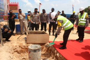 Kapolda Lakukan Peletakan Batu Pertama Pembangunan Rusunawa Satbrimob Polda Kepri