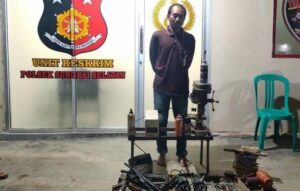 Gerebek Rumah Pembuat Senpi di Lampung, Polisi Sita Revolver