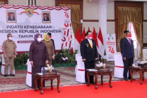 Gubernur dan Wagub Kepri Ikuti Pidato Presiden Jokowi