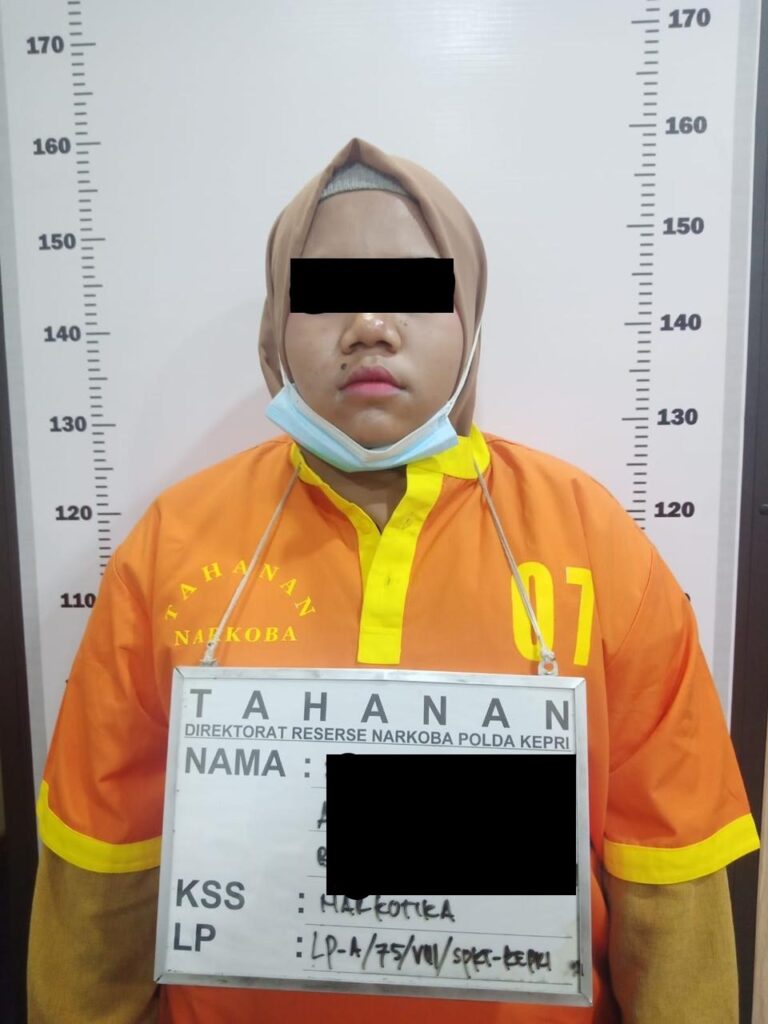 Simpan 155 Gram Putaw, Seorang wanita di Batam Ditangkap Polisi