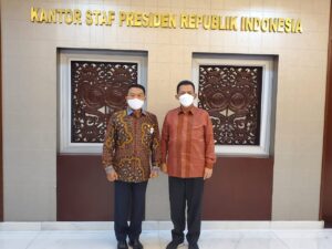 Atur Jadwal Pertemuan Dengan Presiden,  Ansar Temui Staf Khusus Kepresidenan