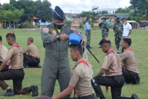 Letkol Iwan Setiawan Pimpin Upacara Penutupan Latsar Saka di Mako Lanud Hang Nadim