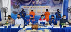 Dirpolair Korpolairud Baharkam Pimpin Jumpa Pers Pengungkapan Kasus Penyelundupan BBM di Tegal
