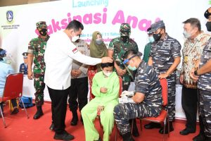 Gubernur Ansar Launching Vaksinasi Anak 6 – 11 Tahun Serentak Se-Kepri