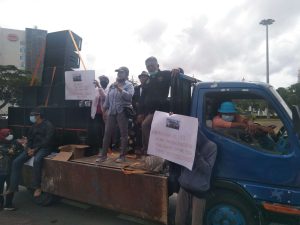 Minta Keadilan Atas Hak Kepemilikan, Puluhan Penghuni Apartemen Indah Puri Unjuk Rasa di Depan DPRD Batam