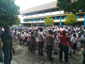 Binda Kepri Gelar Vaksinasi Anak Usia 6 Sampai 11 Tahun di Sekolah Yos Sudarso Batam