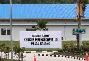 RSKI Galang Tampung 212 Pasien, 22 Orang Tercatat Probable Omicron