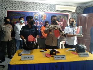 Polsek Batu Aji Ringkus Dua Kakak Adik Pelaku Pembacokan Security PT SMS Tanjung Uncang