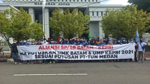 Serikat Buruh Sambut Baik Putusan MA Terkait UMK Batam 2021