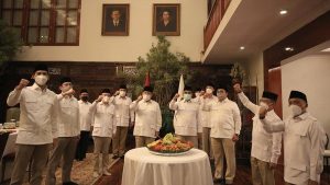 Partai Gerindra Rayakan HUT ke-14 Secara Sederhana