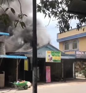 Si Jago Merah Lalap Usaha Laundry di Piayu, Penyebab Belum Diketahui