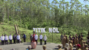 Presiden Jokowi Pimpin Prosesi Kendi Nusantara di Titik Nol Ibu Kota Negara