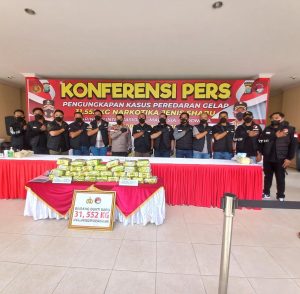 Satresnarkoba Polresta Barelang Kembali Gagalkan Penyelundupan Sabu 31,552 Kilogram