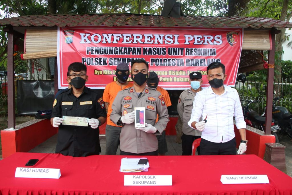 Polisi Tangkap Dua Begal di Sekupang