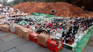 Bea Cukai Tanjung Pinang Musnahkan Barang Ilegal Senilai Rp2,5 Milliar