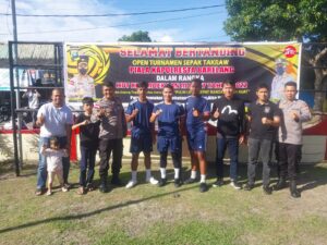 Turnamen Sepak Takraw Polsek Belakang Padang Perebutkan Piala Kapolresta Barelang
