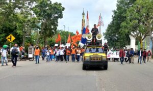 Ratusan Buruh di Kepri Kembali Lakukan Aksi Unras, Simak Tuntutannya