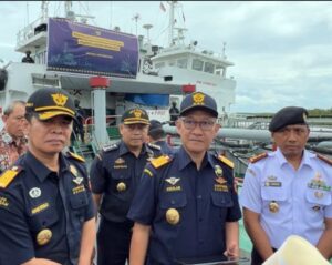 Operasi Laut Terpadu Jaring Sriwijaya, Bea Cukai Tangkap Kapal Pengangkut BBM Ilegal