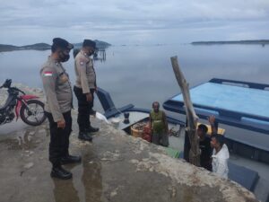 Cuaca Ekstrim, Ini Himbauan Aparat Kepada Nelayan di Wilkum Polsek Serasan