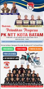 Ada Doorprize Sepeda Motor, Ahmad Syahbudin Ajak Warga NTT di Batam Hadiri Pelantikan Pengurus PK NTT