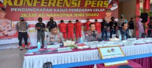 Lima Pelaku Pengedar Sabu Diringkus Satresnarkoba Polresta Barelang, Kapolresta: Bosnya DPO