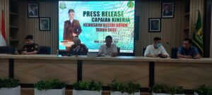 Paparkan Capaian Kinerja Sepanjang Tahun 2022, Kajari Batam: Perkara Dominan Kasus Perempuan dan Anak