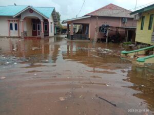 Cuaca Ekstrim, Ratusan Rumah di Penyengat Terkena Banjir