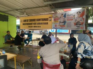 Polsek Lubuk Baja Gelar Jum’at Curhat Bersama PPK, PPS dan Panwascam Lubuk Baja