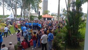 Ada Apa? Ratusan Warga Sei Nayon Geruduk Kantor BP Batam