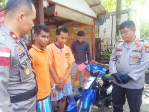 Curi Motor Dengan Modus Ganti Seluruh Bodi, Dua Pemuda Terancam Mendekam di Penjara