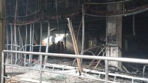 Kondisi Terkini, Pasar Botania 1 Usai Terbakar Kini Hanya Sisakan Puing Bangunan