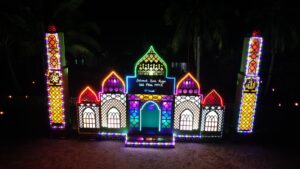 Lestarikan Warisan Budaya Melayu, Pemuda di Komplek Unit Produksi Kundur PT Timah Tbk  Ikuti Festival Gerbang Lampu