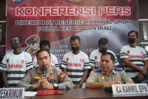Diduga Palsukan Surat KSB Milik Warga Seluas 1 Hektar, Lima Mafia Tanah di Batam Diamankan Polisi